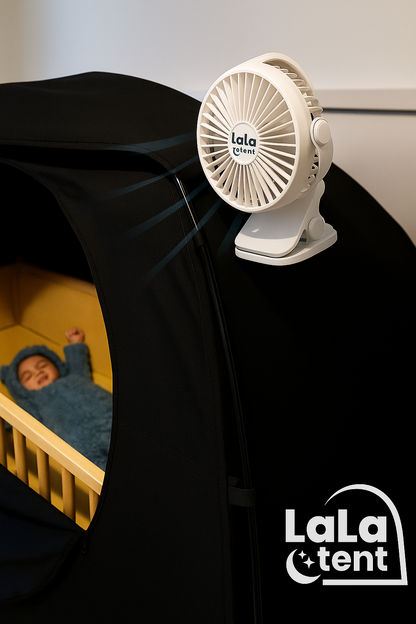LalaTent Portable Rechargeable Clip Fan