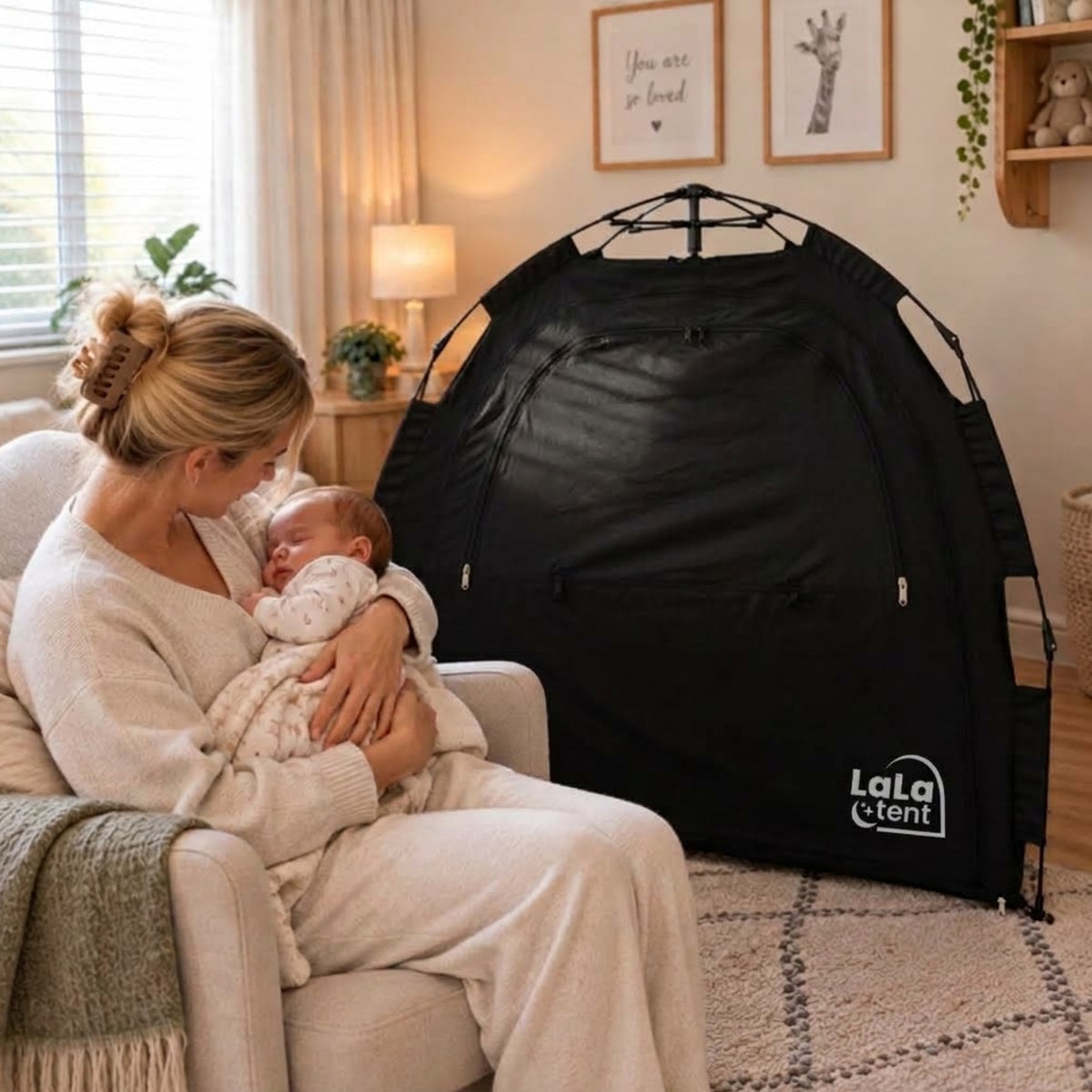 LalaTent 2.0 LalaPop – Pop up Blackout Baby Sleep Tent - LalaTent